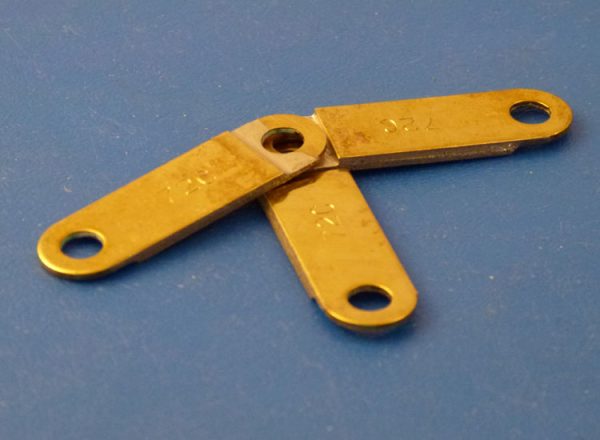 Fusible Link Heavy Duty Brass, 72 degrees, Pin Centre 63mm - 82mm long: CEVaC DA6207