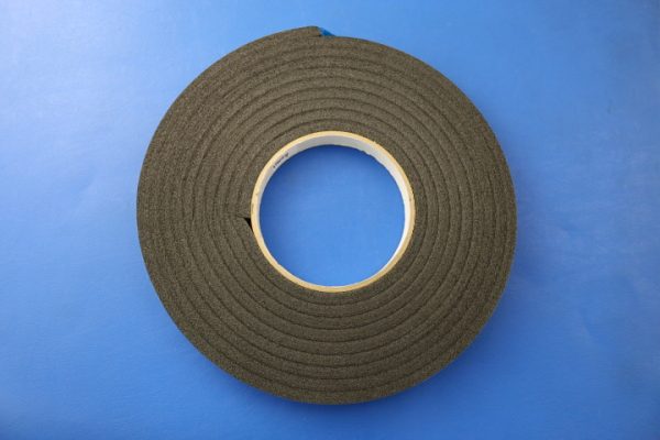 Tape - Gasket (Black Polyethylene) 6mm x 20mm x15M: CEVaC DA6445