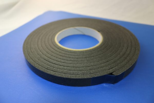 Tape - Gasket (Black Polyethylene) 6mm x 20mm x15M: CEVaC DA6445