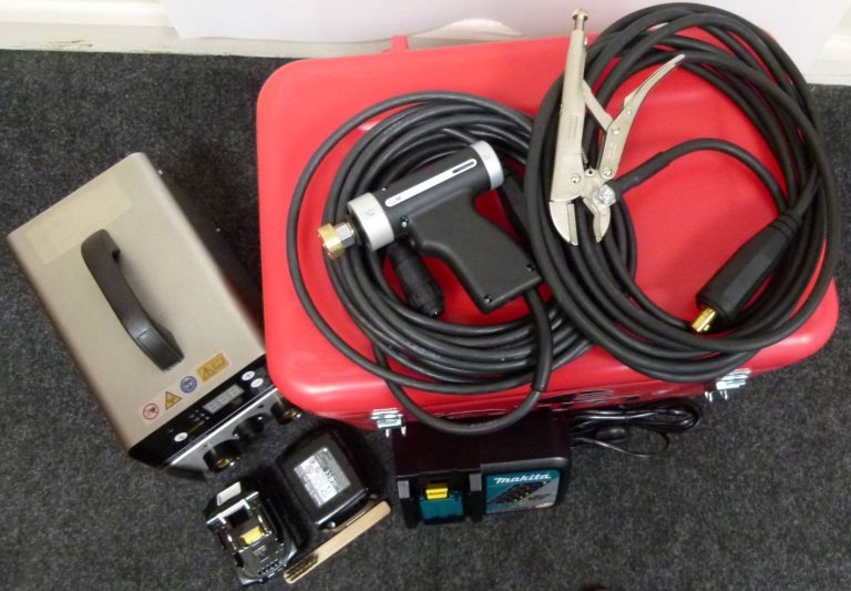 Pin Welder for weld pins: CEVaC HT7356 Weld Machine Cordless F100ACCU ...