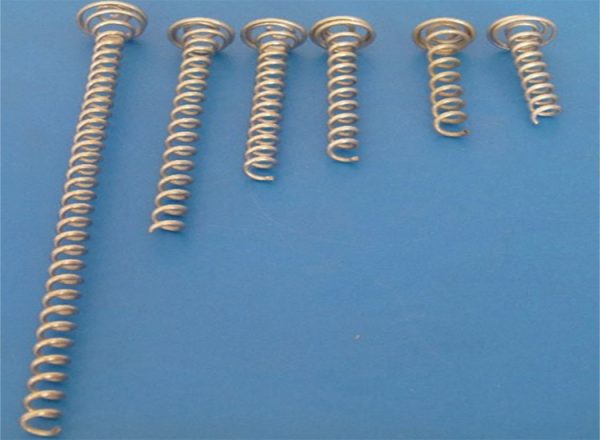 Pigtail Screw Spiral; Galvanised sprung steel wire 1.6mm diameter, 40mm: CEVaC IF5801