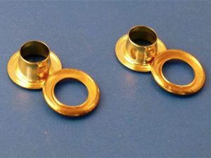 Brass Eyelets complete with Washer, nom. 20mm diameter: CEVaC IF5410