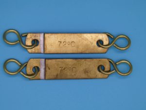 Fusible Link, Heavy Duty Brass 72 Deg C, complete with S Hook: CEVaC DA62015