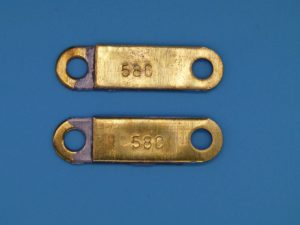 Fusible link, 47mm x 13mm x 35mm centres, 58 degrees CEVaC DA62095 - Final