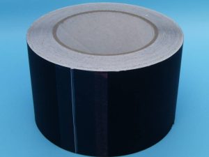 Tape, Aluminium Foil, BLACK 75mm x 50M Roll. Rockwool DA6476 Final