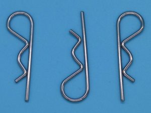 R Clip, 2mm diameter x 48mm long, Stainless Steel 316 FF4663 Final