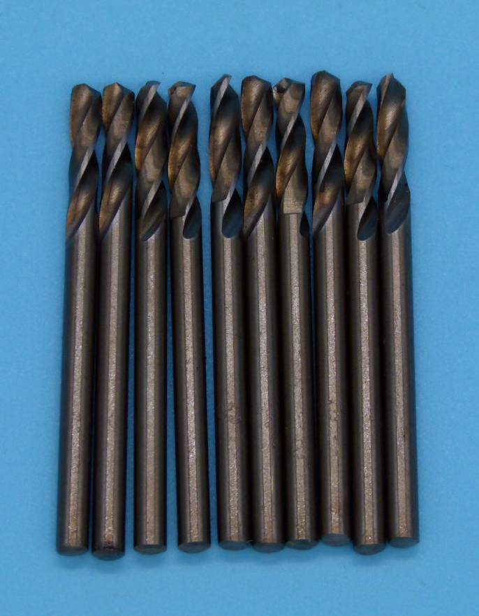 Stub Drills 18 (3.2mm) dia. x 49mm, Cobalt steel FF 4605 Final